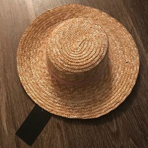 ASOS Straw Beach Boater Hat